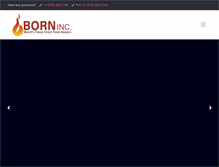 Tablet Screenshot of borninc.com